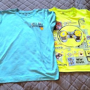 Tek gear boys size small quick dry tshirts